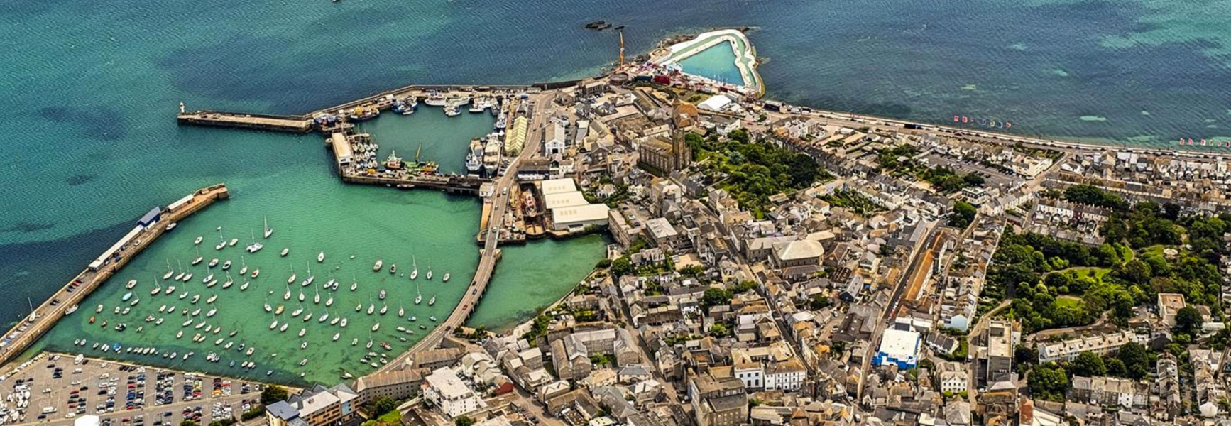 Aerial Shot of Penzance