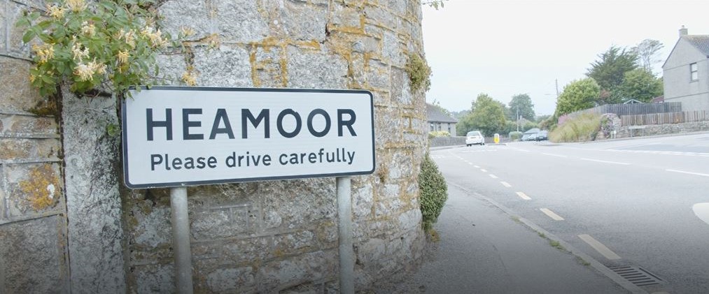 Heamoor village sign