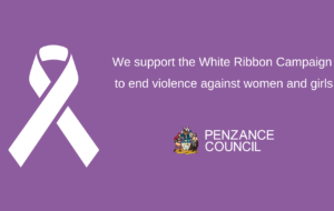 We support the White Ribbon Campaign to end violence against women and girls