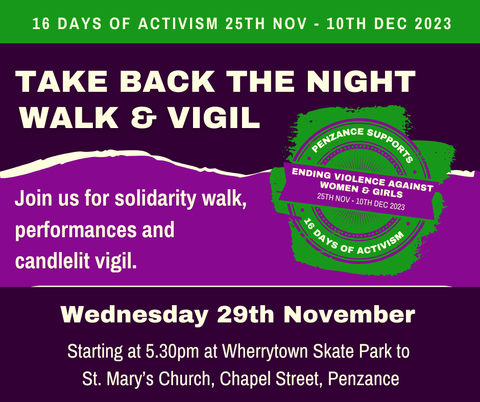 Take Back the Night Walk & Vigil Penzance