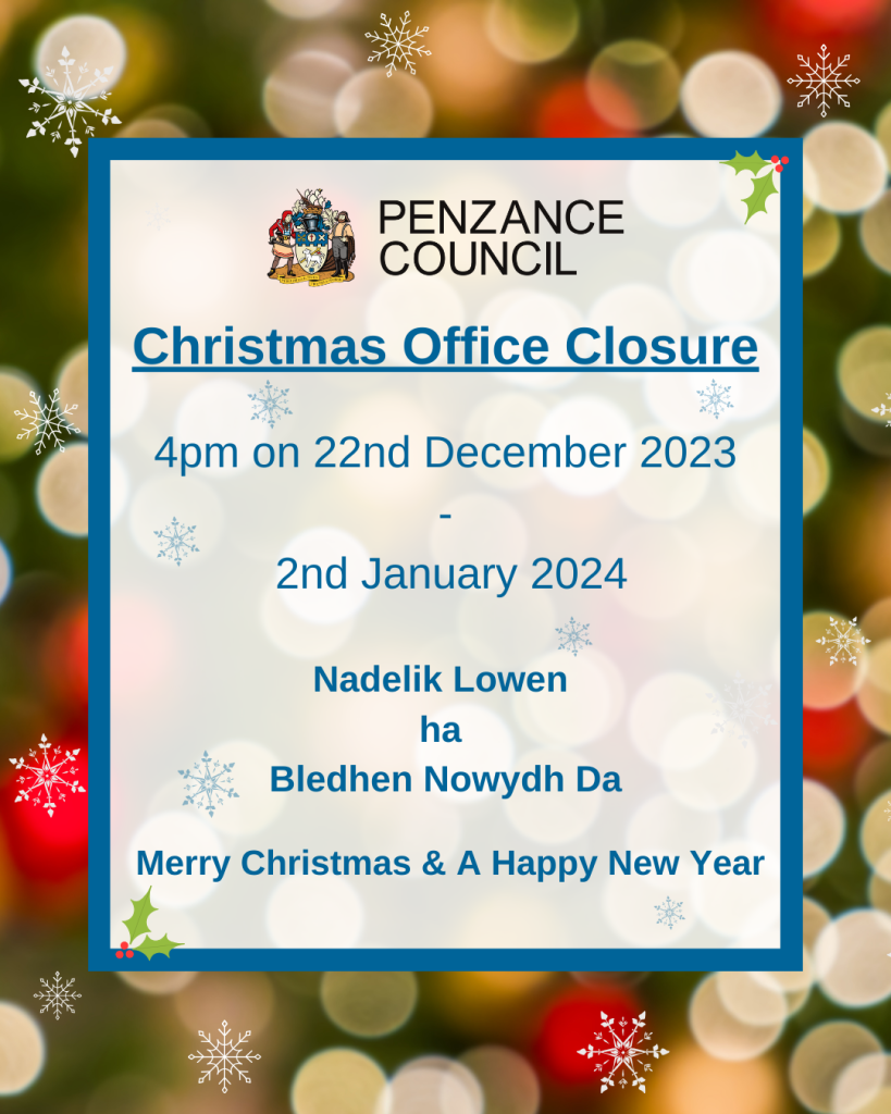 Christmas Office Closure 2023