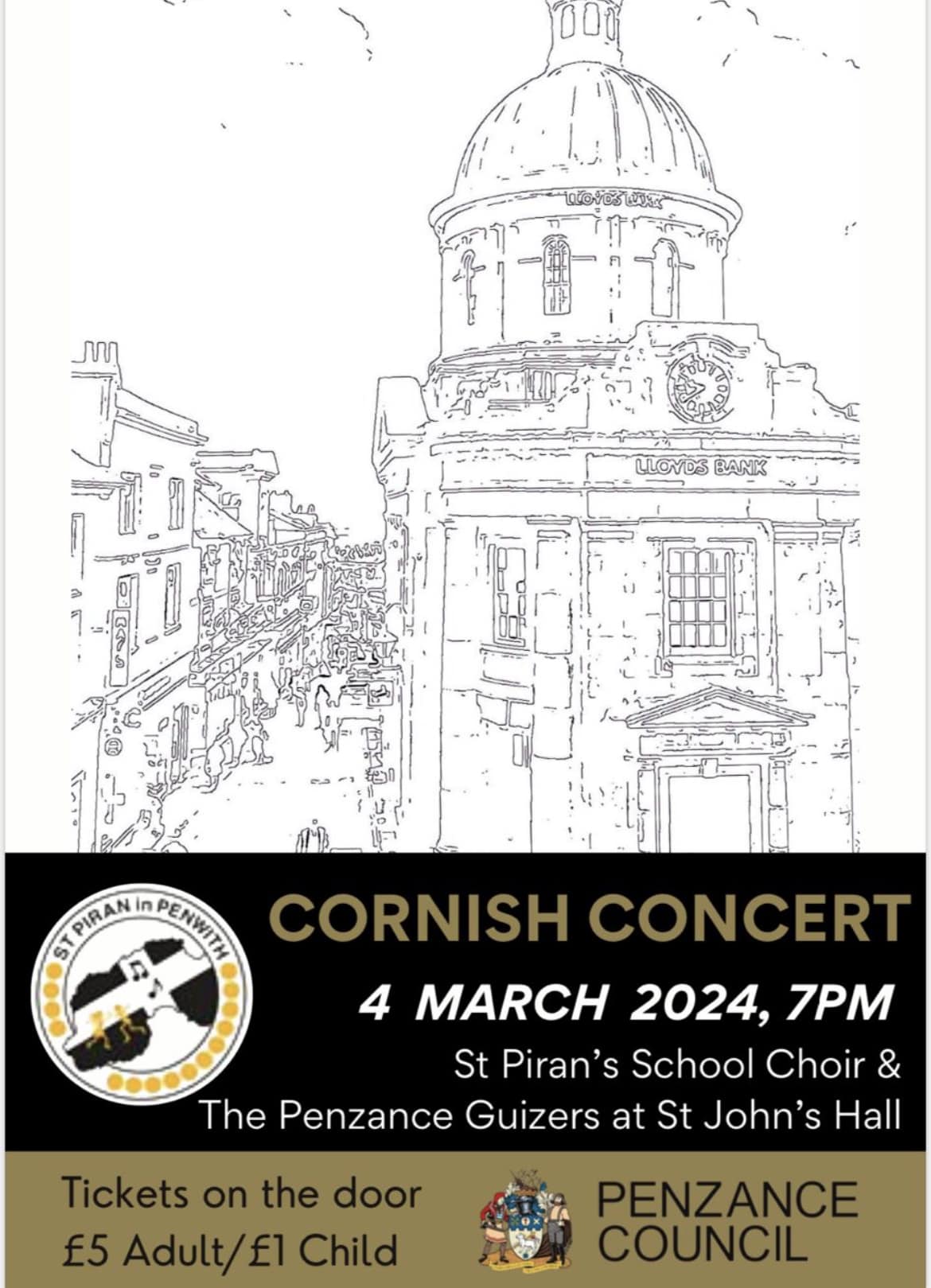 St Piran Cornish Concert poster 2024