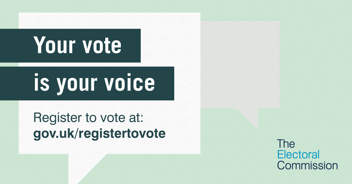Make sure you’re ready to vote in the upcoming General Election!