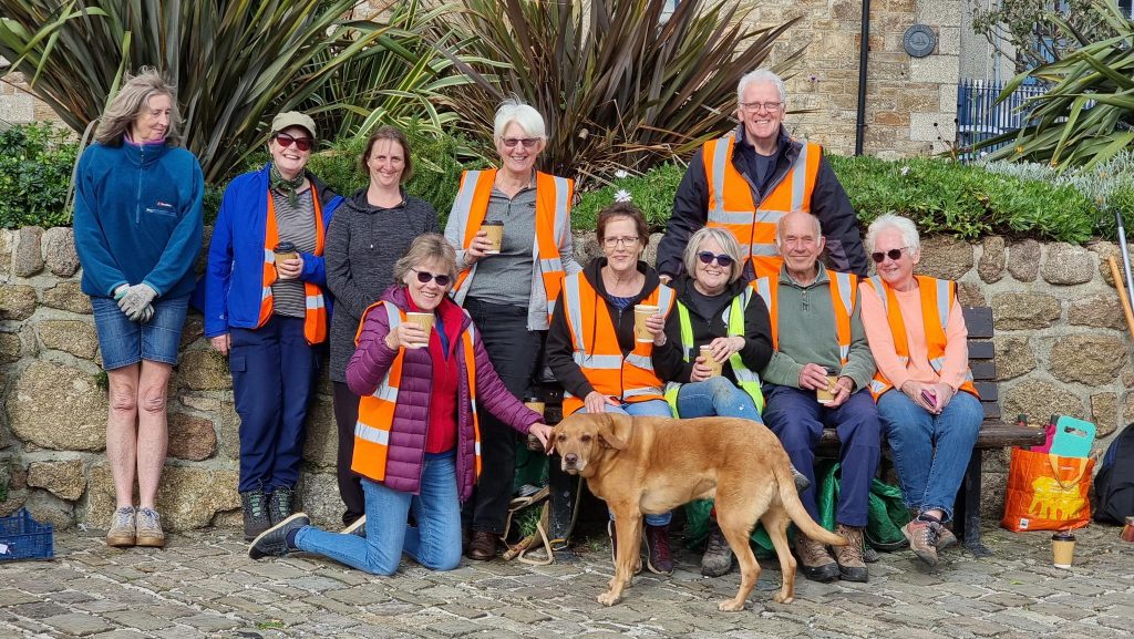 Penzance Community Flora Group volunteers