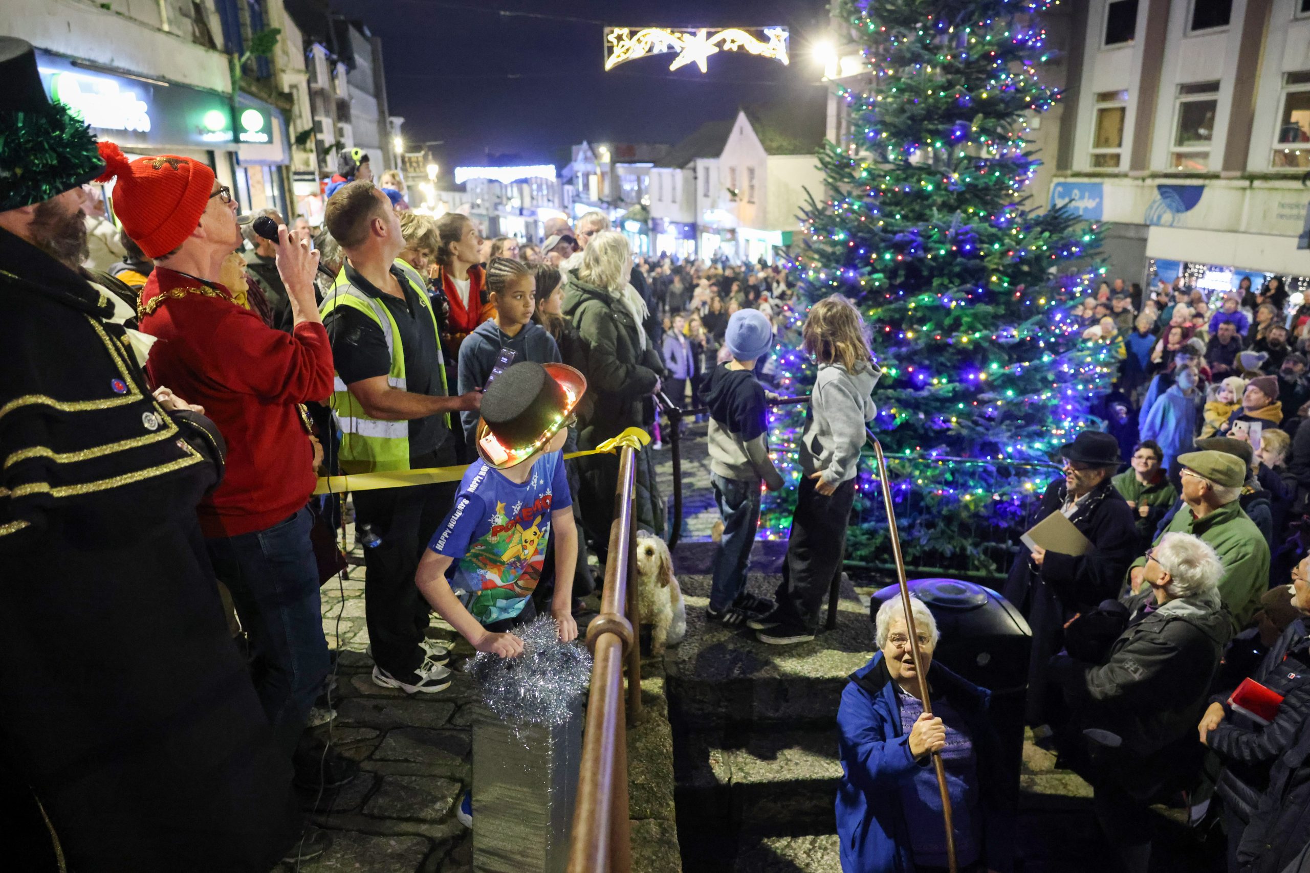 18 Festive Photos from Penzance’s Christmas Lights Switch-On
