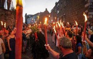 Golowan Festival hotting up as St John's Eve Torchlit Procession celebrates midsummer with fire