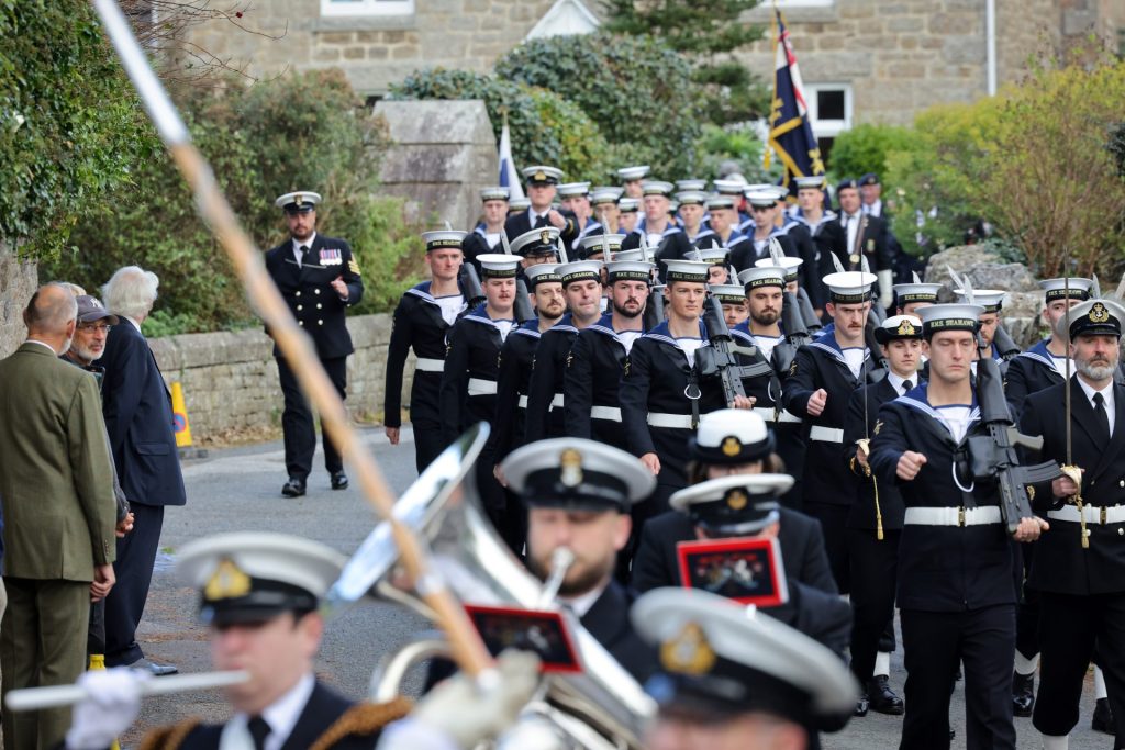 Madron honours Lord Nelson with thanksgiving parade on Trafalgar Day