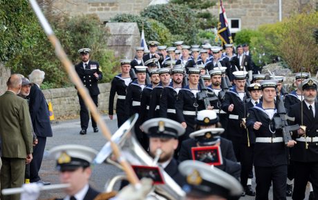 Madron honours Lord Nelson with thanksgiving parade on Trafalgar Day