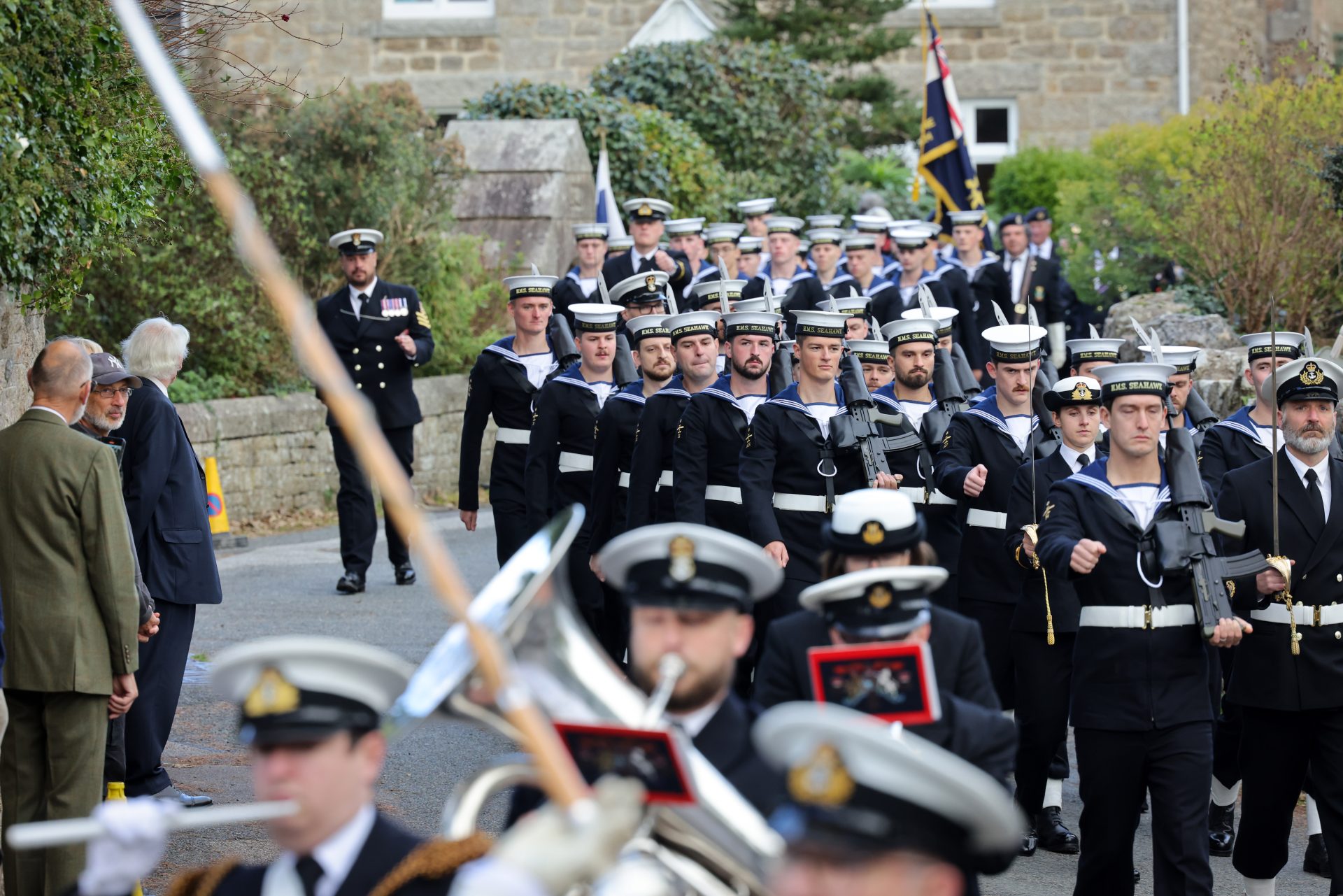 Madron honours Lord Nelson with thanksgiving parade on Trafalgar Day